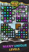 Gems Land-new free match 3 game, connect the dots! screenshot 3