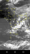 Satellite weather map of India screenshot 2