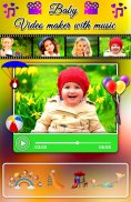 Baby Video Maker With Music screenshot 0