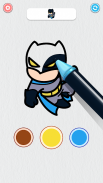 Coloring Paint: ASMR Superhero screenshot 13