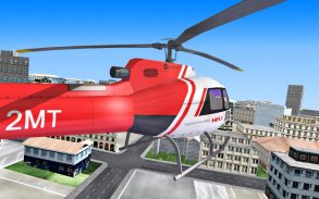 City Helicopter Fly Simulation screenshot 3