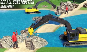 River Sand Excavator Simulator: Crane Game screenshot 1