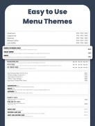 Menu Maker, Menu Templates screenshot 9