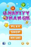 Gravity Orange 2 -- cut the rope brain puzzle challenge game screenshot 0