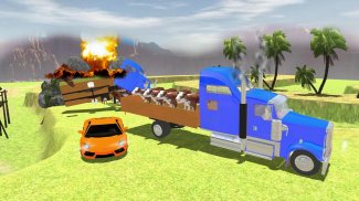 Colina dirigir carga transportador caminhão screenshot 1