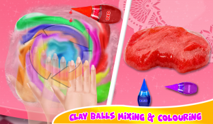 DIY Balloon Slime Smoothies & Clay Ball Slime Game screenshot 7