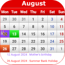 UK Calendar Icon