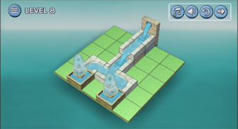 Flow Water Fountain 3D Puzzle - Flujo Agua Fuente screenshot 2