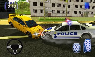 警察抢走车3D：疯狂的城市警察 screenshot 0