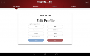 SOLE Fitness App screenshot 0