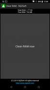 Clean RAM - SQZSoft screenshot 1