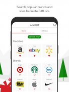 GiftList – Plan & Share Lists screenshot 1