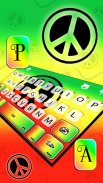 Peace Reggae Keyboard Theme screenshot 1