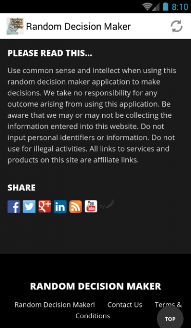Random Decision Maker | Download APK for Android - Aptoide