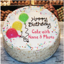 Cake with Name and Photo