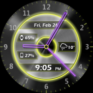 Metal Glow HD Watch Face screenshot 7