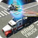 Car Transform Mega Ramp Truck Robot Transformation Icon