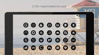 Dark Void Free - Circle Icons screenshot 8