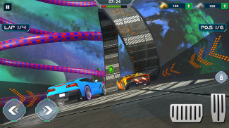 Space Car Mega Ramp Car Games screenshot 1