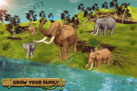 Elephant Simulator: Wild Animal Family Games screenshot 2