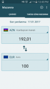 Məzənnə -Manat's exchange rate screenshot 7