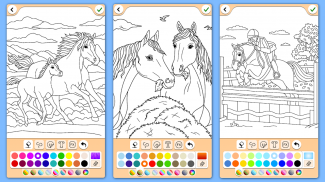 Horse coloring game screenshot 6