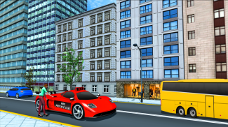 Yellow Taxi American Cab Driver Simulator 3D Game screenshot 3