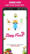 Zippy Fresh - Order Food, Vegetables, Grocery screenshot 1