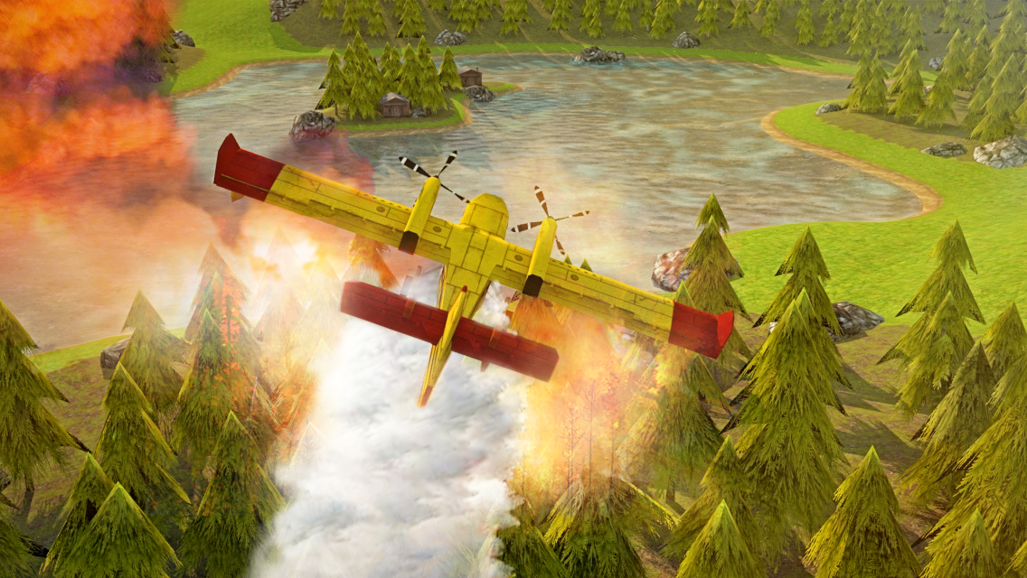 Air Support Firefighter Simulator Pilot Flying Games 2 0