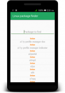 Linux Package Finder screenshot 0