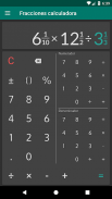 Calculadora de fracciones gratuita - fácil de usar screenshot 0