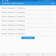 CGPA - GPA Calculator University App UBIT DCS UOK screenshot 1