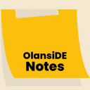 OlansiDE Notes