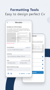DGCV: Resume cv builder online screenshot 2