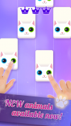 Magic Cat Piano Tiles: Permainan Musik Piano Hewan screenshot 2