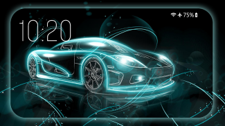 Neon Cars Wallpaper HD: Themes screenshot 2