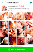 Sexy Kiss Sticker for WhatsApp screenshot 8