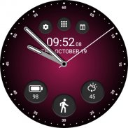 Black Classic Watch Face screenshot 7