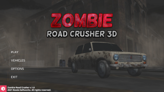 Zombie Road Crusher 3D screenshot 1