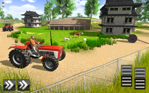 Tractor Driving Village Game screenshot 1