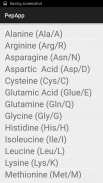 PepApp: Amino Acids, Proteins screenshot 5