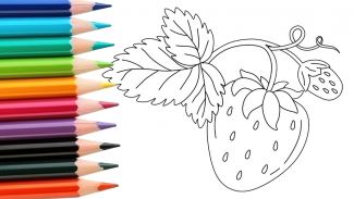 Fruits Coloring Book For Kids screenshot 8