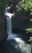 Forest waterfall from a height screenshot 1