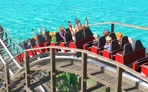 VR Water Roller Coaster Theme Park Ride screenshot 0