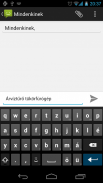 Magyar AnySoftKeyboard screenshot 1