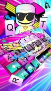 Cool Blast DJ Music Keyboard Background screenshot 1