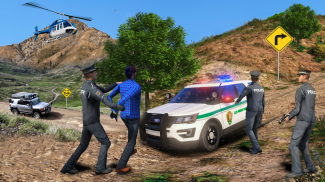 Police Car Patrol Chase Sim 3D screenshot 2