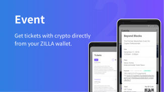 ZILLA - Events • Wallet screenshot 0