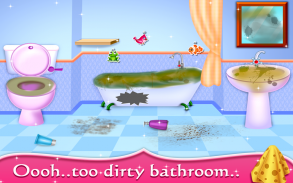 My Baby Doll House - Tea Party & Cleaning Game screenshot 2