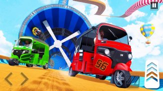 Tuk Tuk Auto Game: Stunt Games screenshot 2